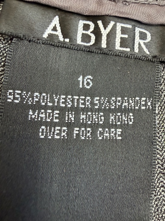 A. BYER CULOTTES Grey Stretch Classic Size 16 - Picture 5 of 13